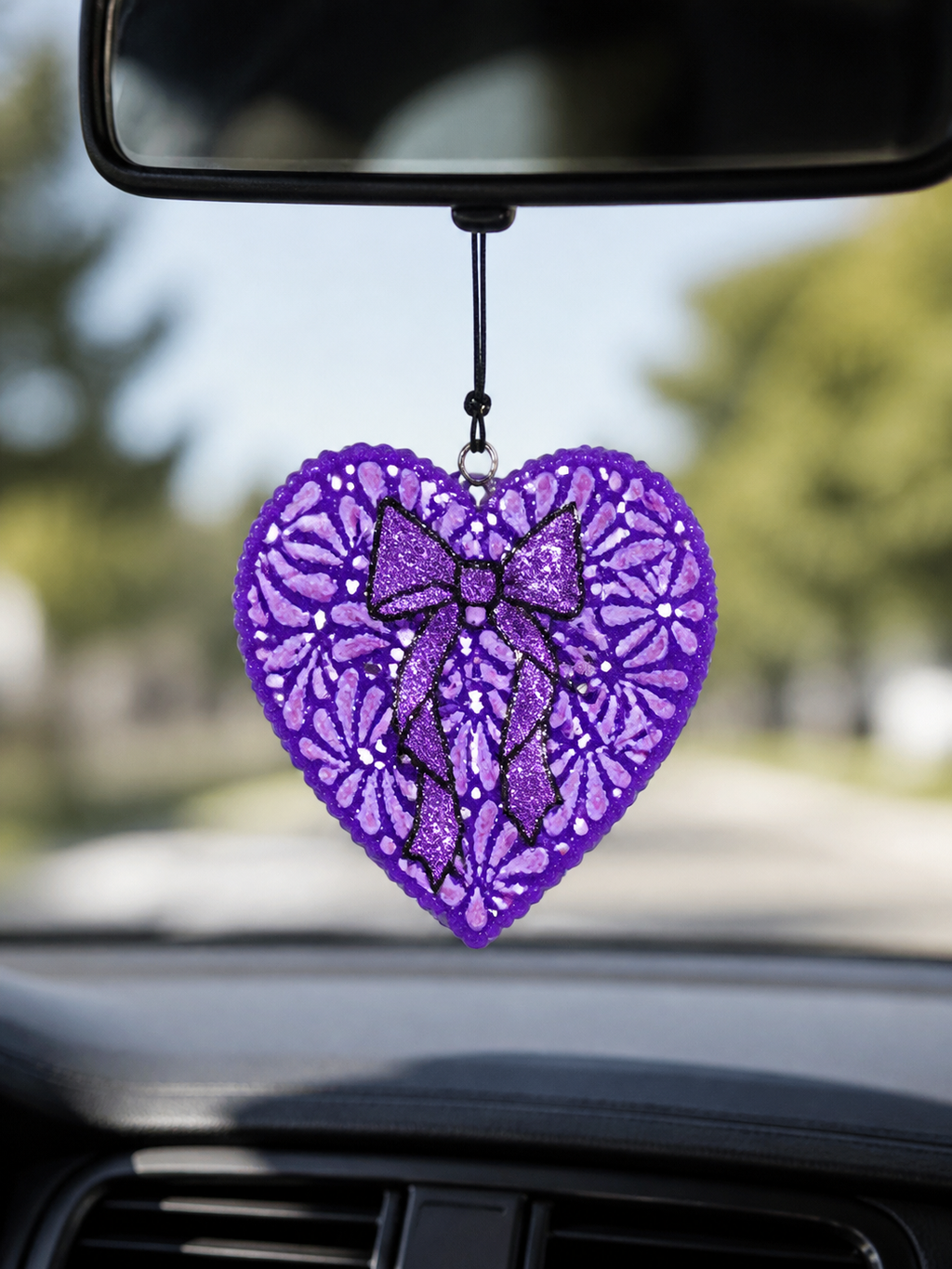 Talavera Corazón Car Freshie