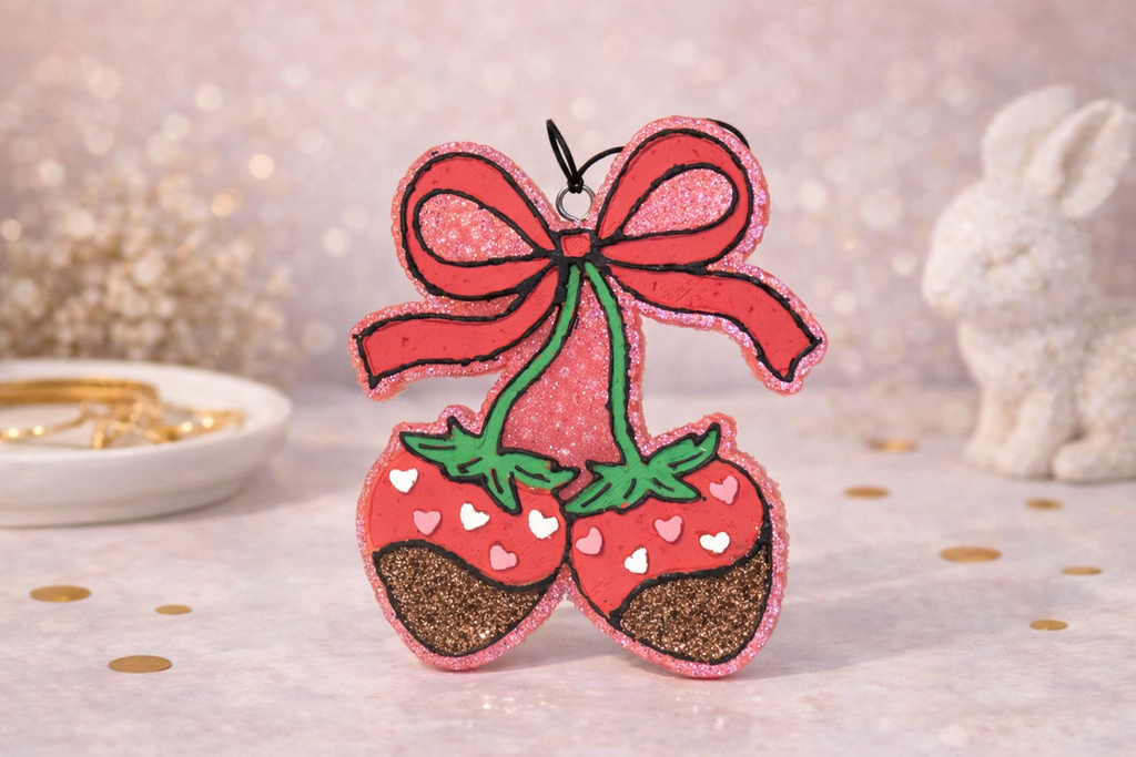 Strawberry Sweetheart Duo Freshie